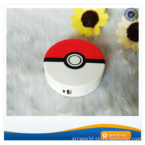 AWC598 2016 Hot seller fashion pokemon small 2600mah charger pokemon power bank